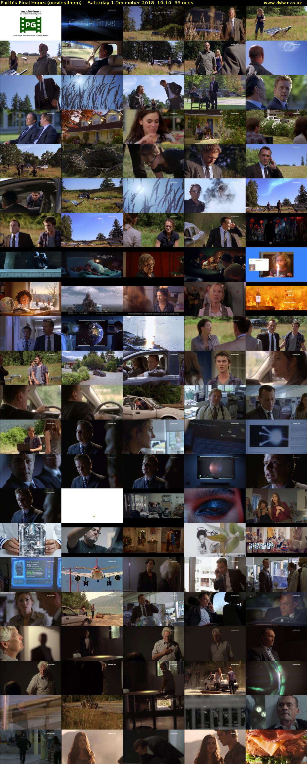 Earth's Final Hours (movies4men) Saturday 1 December 2018 19:10 - 20:05