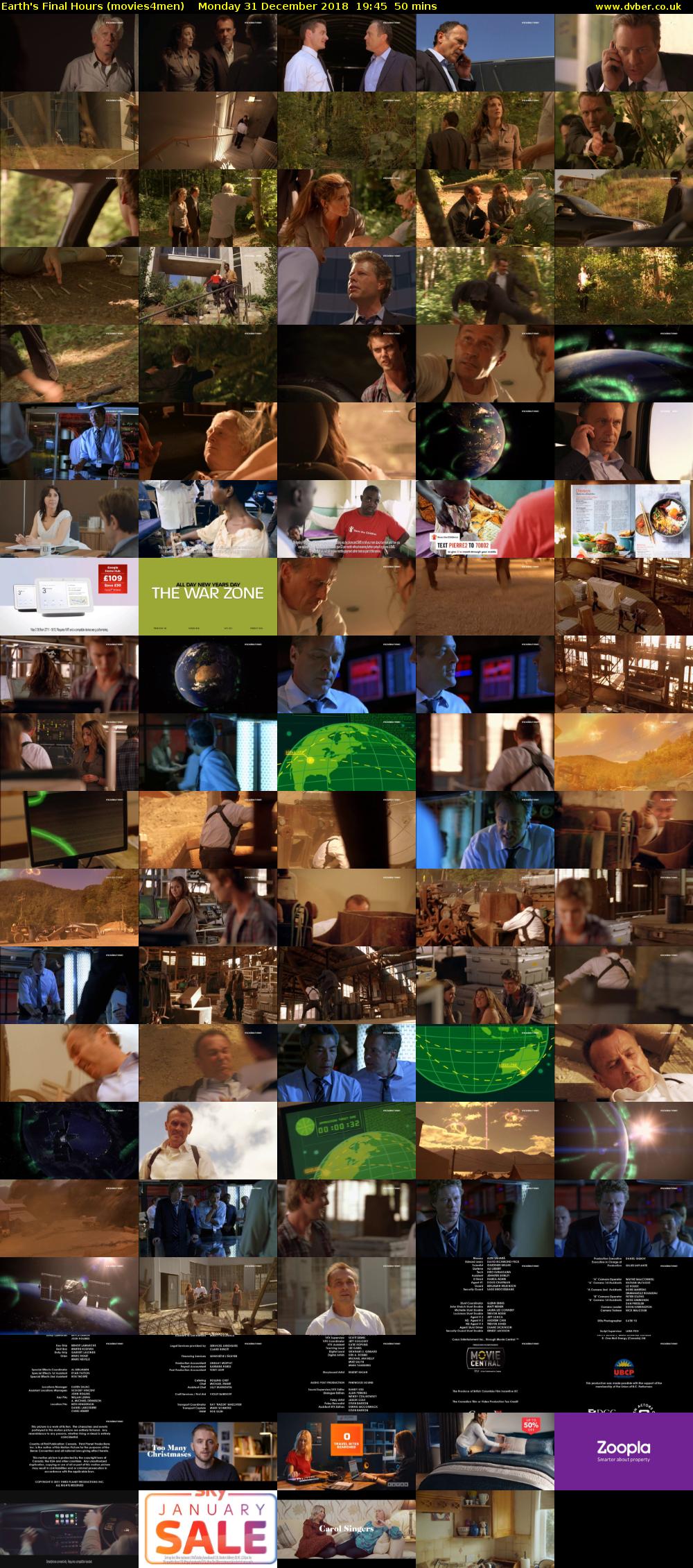 Earth's Final Hours (movies4men) Monday 31 December 2018 19:45 - 20:35