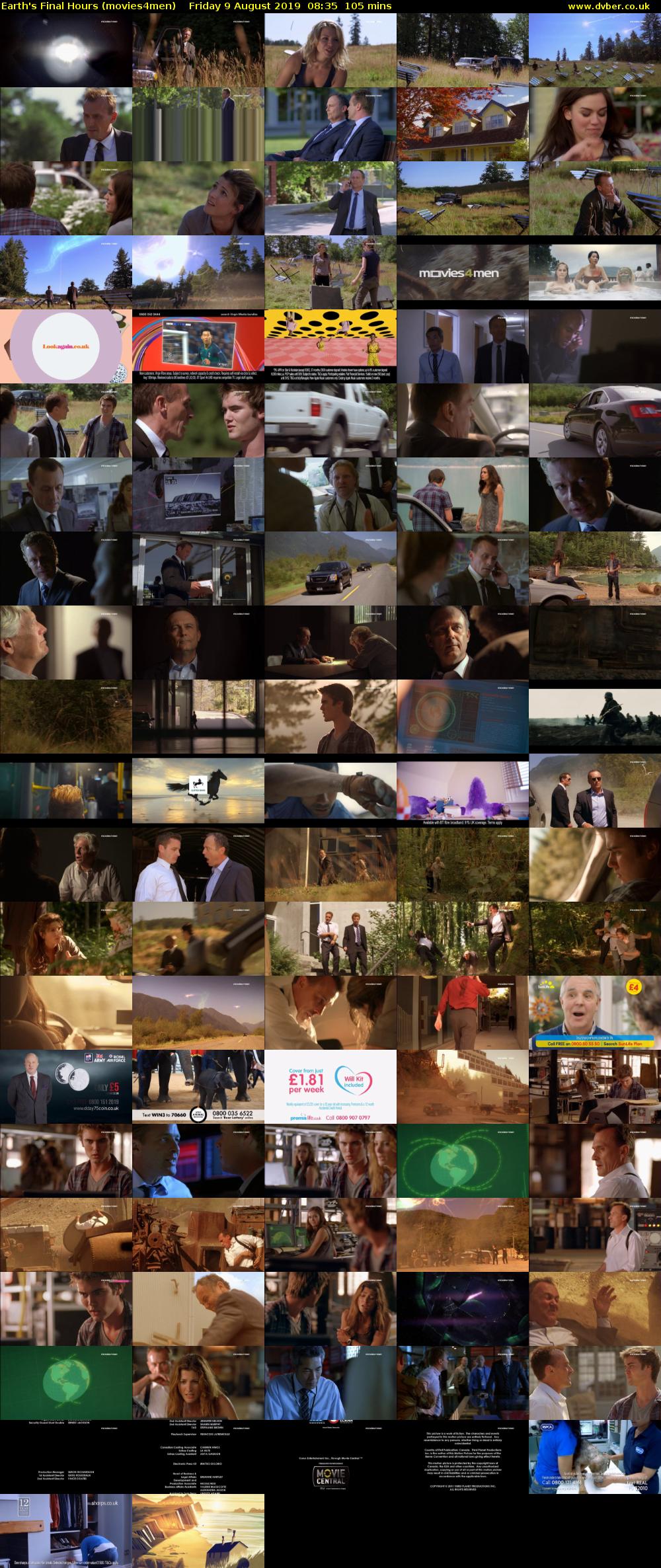 Earth's Final Hours (movies4men) Friday 9 August 2019 08:35 - 10:20