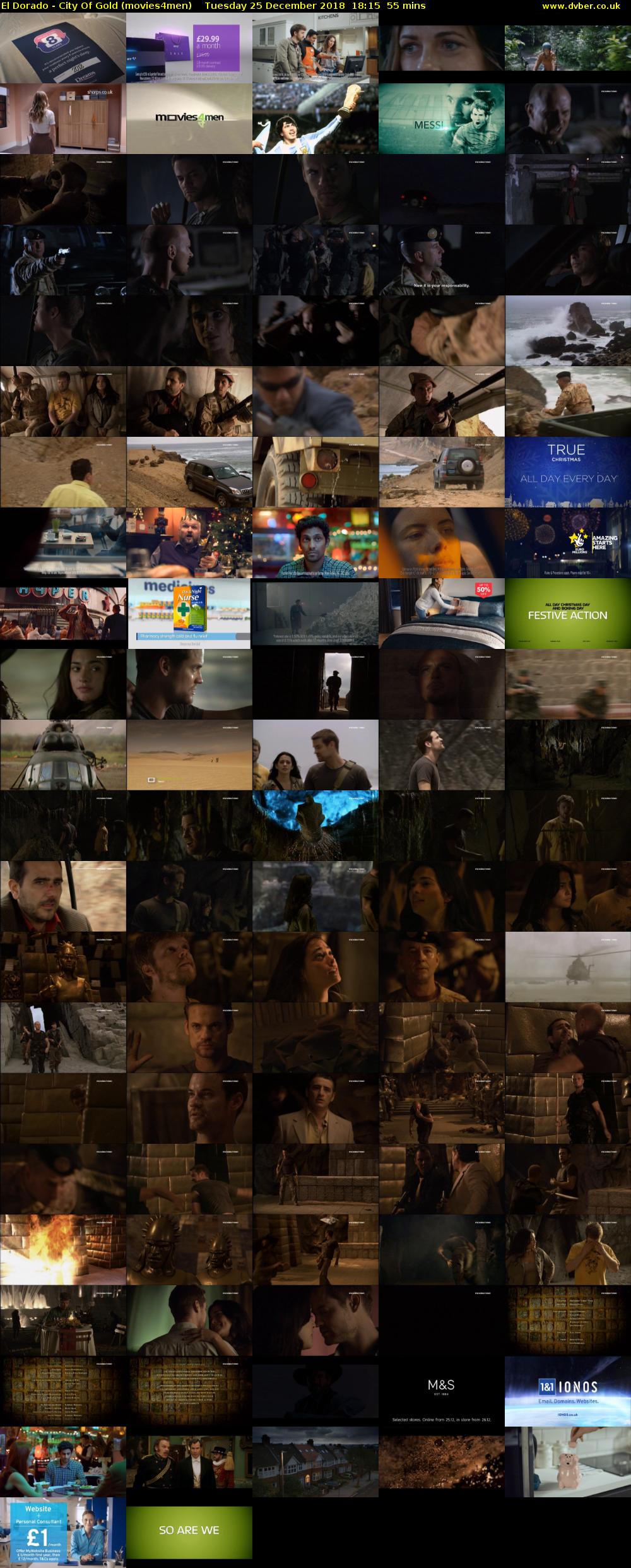 El Dorado - City Of Gold (movies4men) Tuesday 25 December 2018 18:15 - 19:10