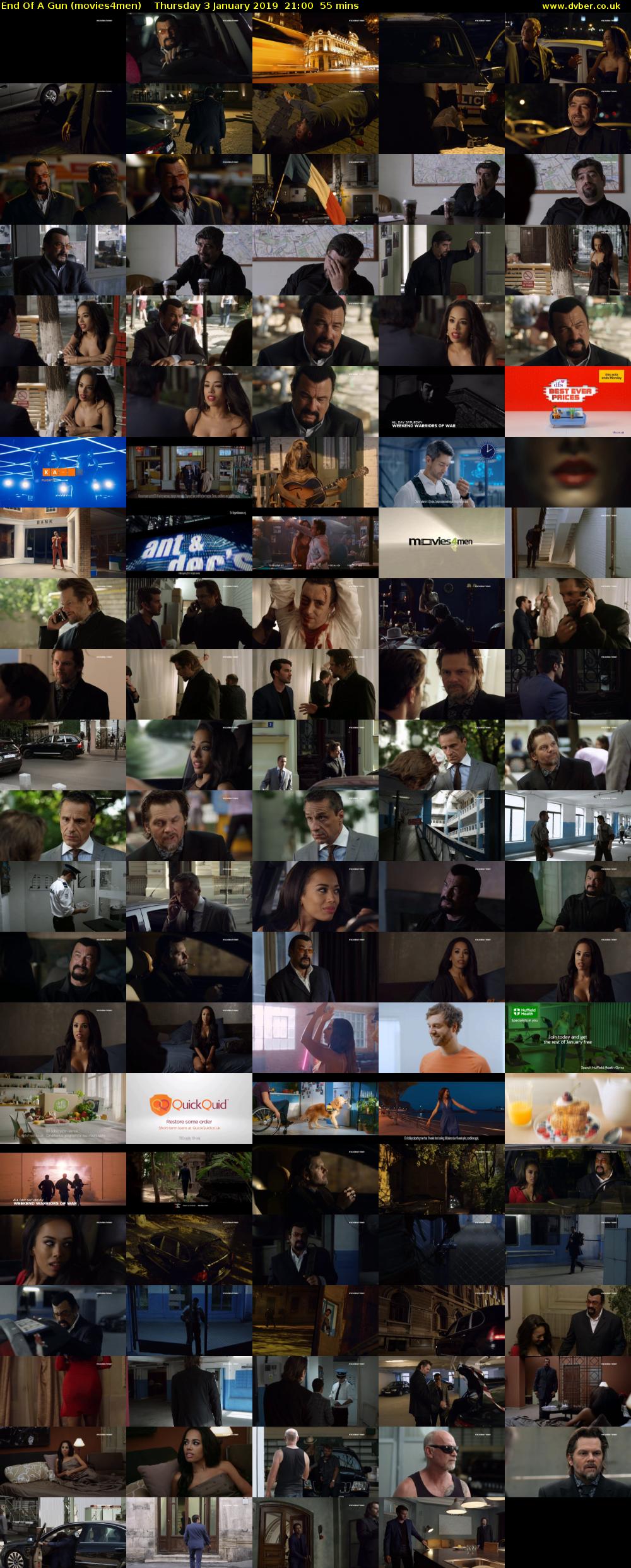 End Of A Gun (movies4men) Thursday 3 January 2019 21:00 - 21:55