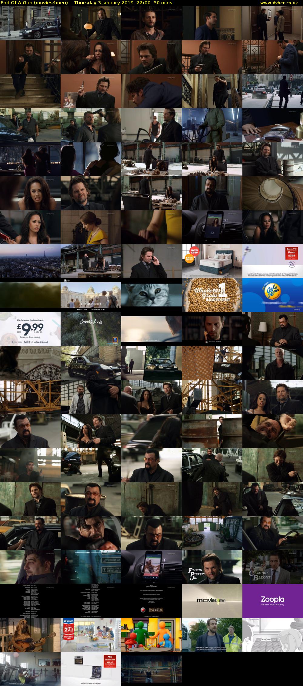 End Of A Gun (movies4men) Thursday 3 January 2019 22:00 - 22:50