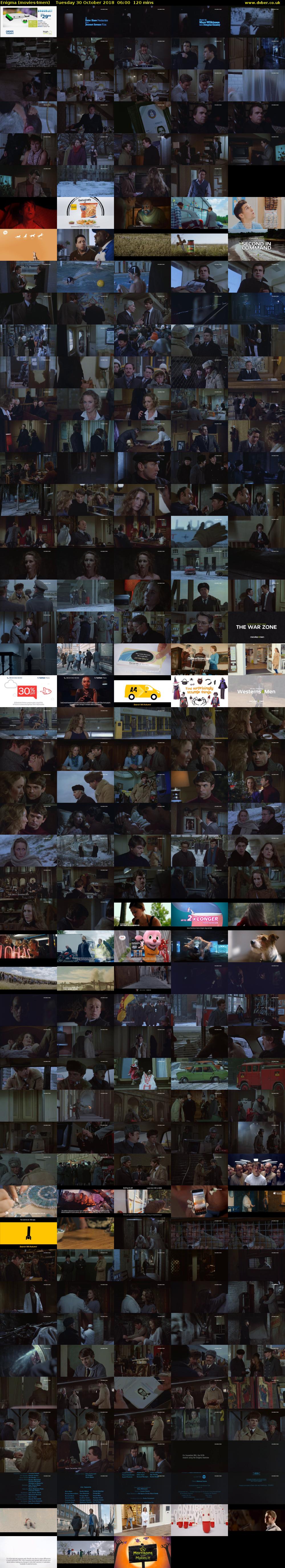 Enigma (movies4men) Tuesday 30 October 2018 06:00 - 08:00