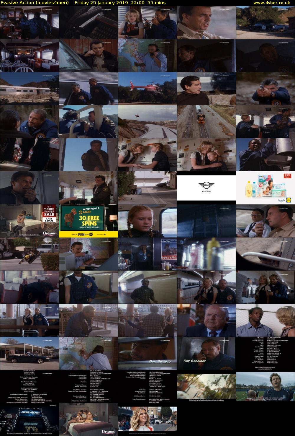 Evasive Action (movies4men) Friday 25 January 2019 22:00 - 22:55