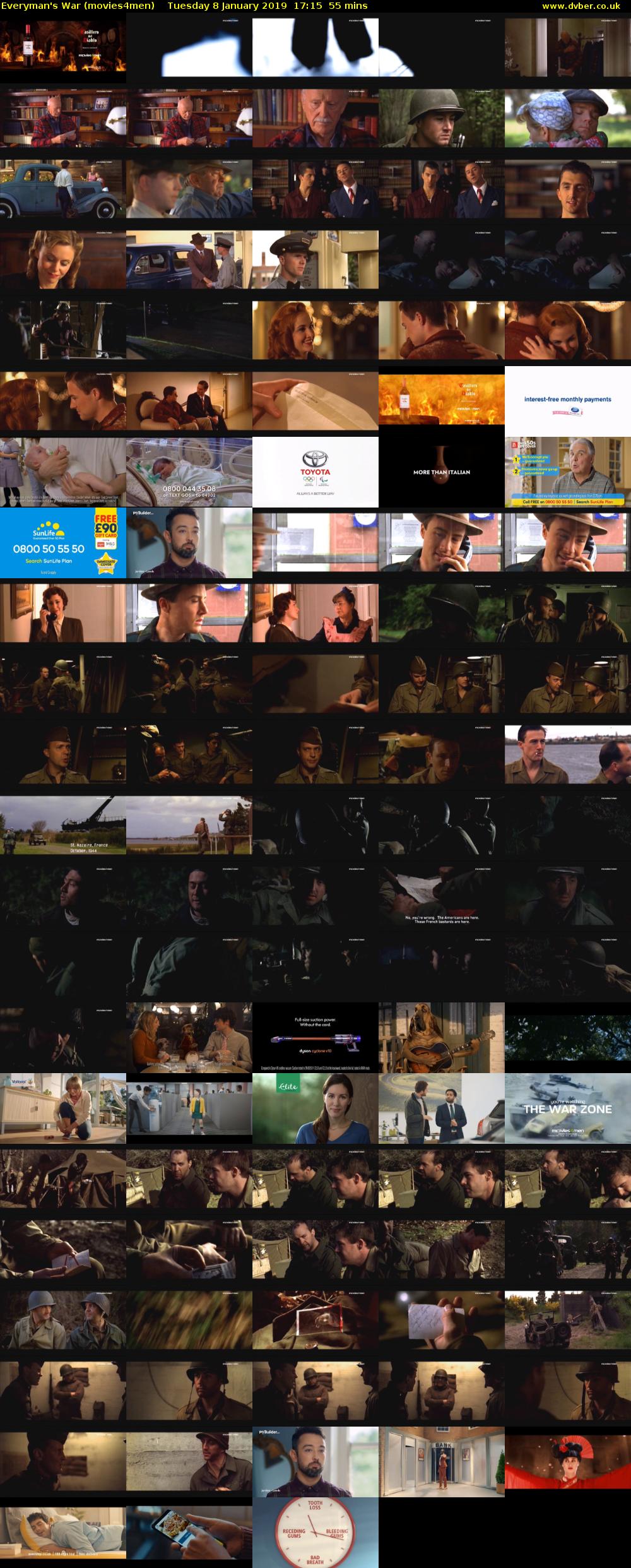 Everyman's War (movies4men) Tuesday 8 January 2019 17:15 - 18:10