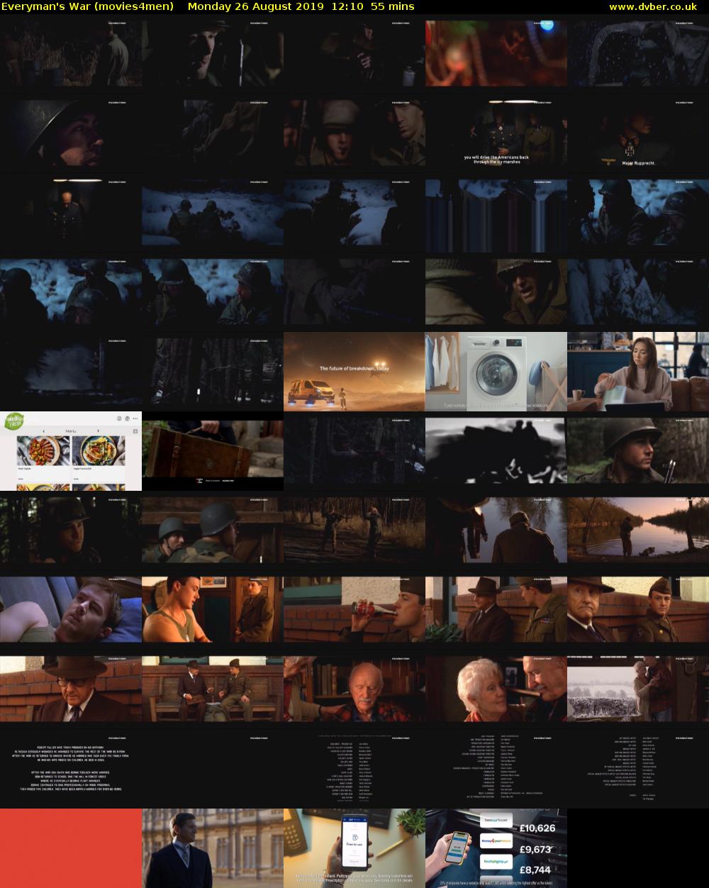 Everyman's War (movies4men) Monday 26 August 2019 12:10 - 13:05