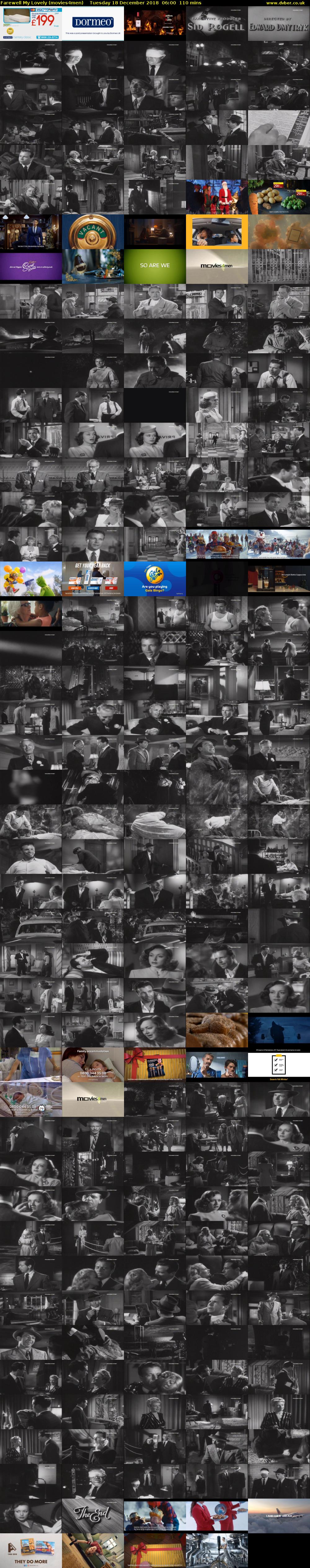 Farewell My Lovely (movies4men) Tuesday 18 December 2018 06:00 - 07:50