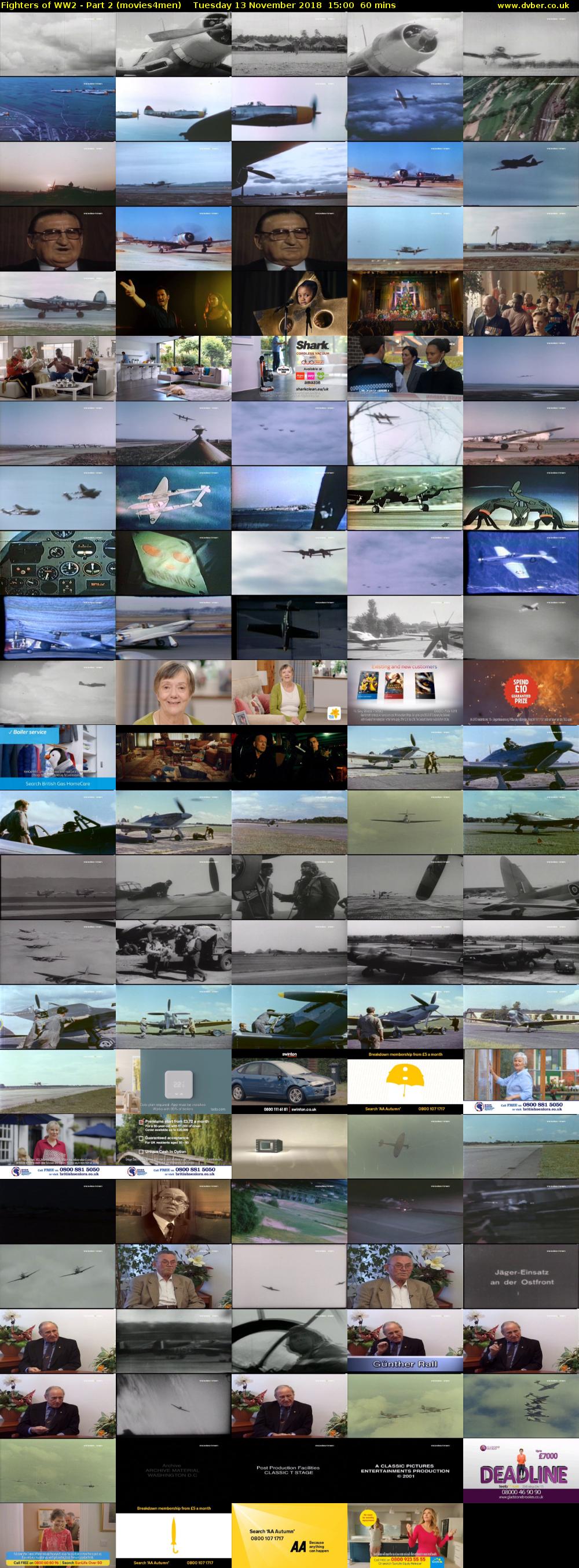 Fighters of WW2 - Part 2 (movies4men) Tuesday 13 November 2018 15:00 - 16:00