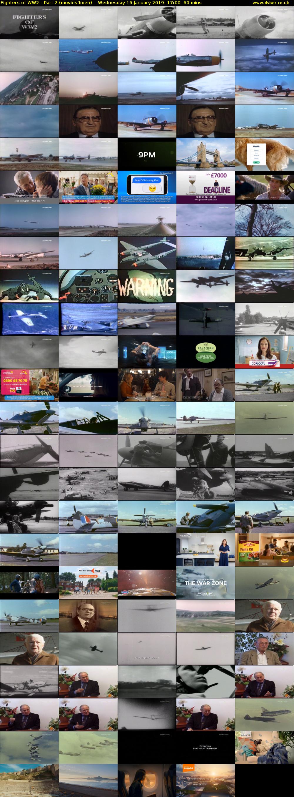 Fighters of WW2 - Part 2 (movies4men) Wednesday 16 January 2019 17:00 - 18:00