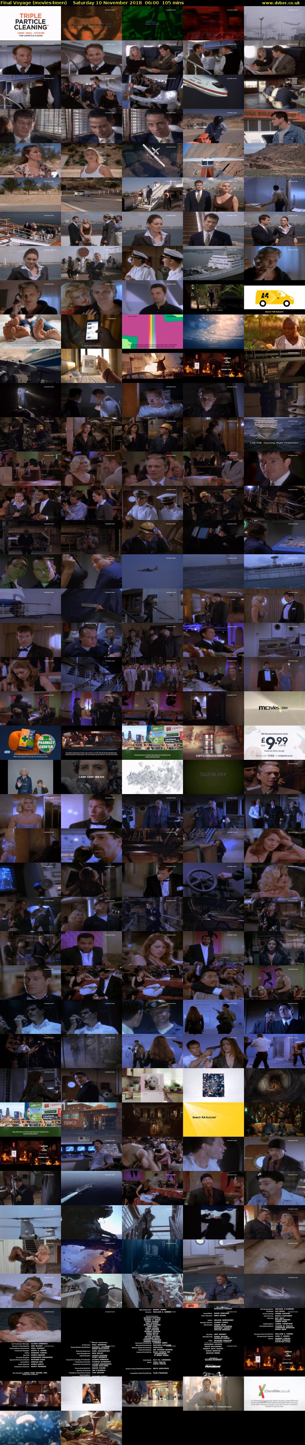 Final Voyage (movies4men) Saturday 10 November 2018 06:00 - 07:45