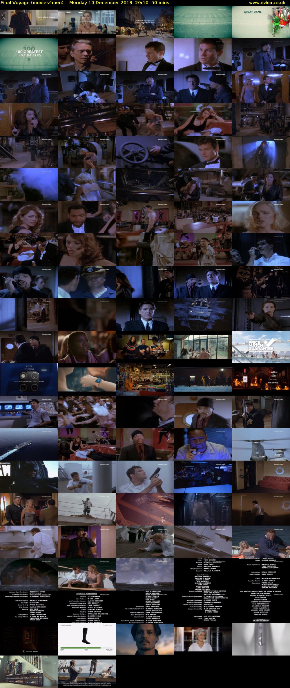 Final Voyage (movies4men) Monday 10 December 2018 20:10 - 21:00