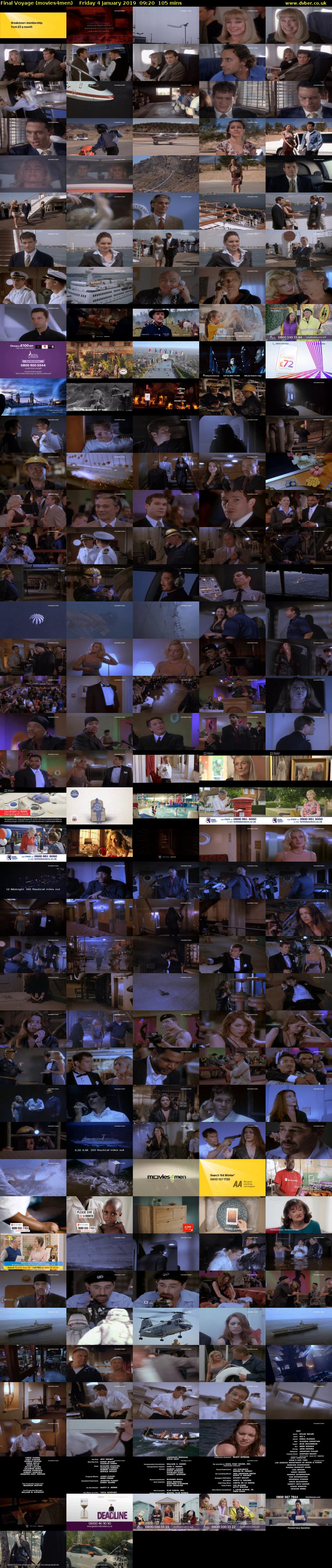 Final Voyage (movies4men) Friday 4 January 2019 09:20 - 11:05