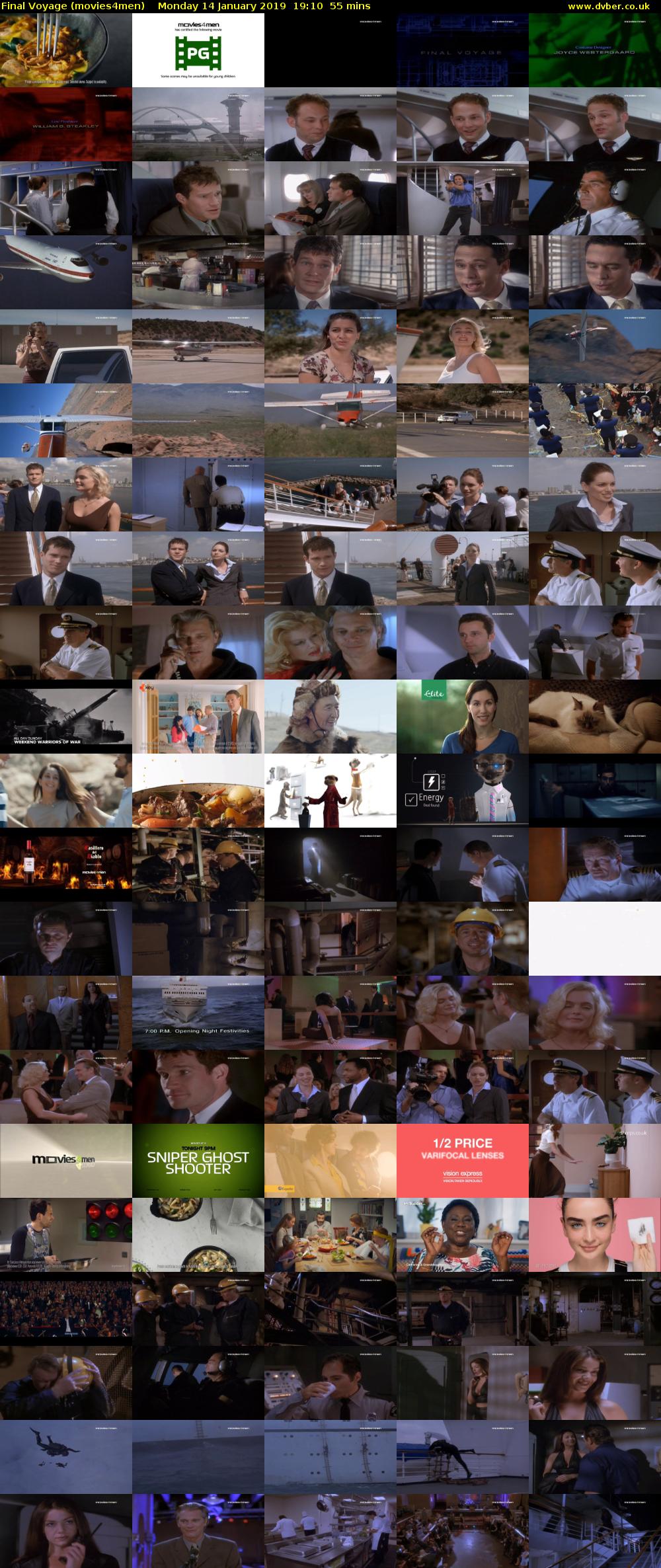 Final Voyage (movies4men) Monday 14 January 2019 19:10 - 20:05