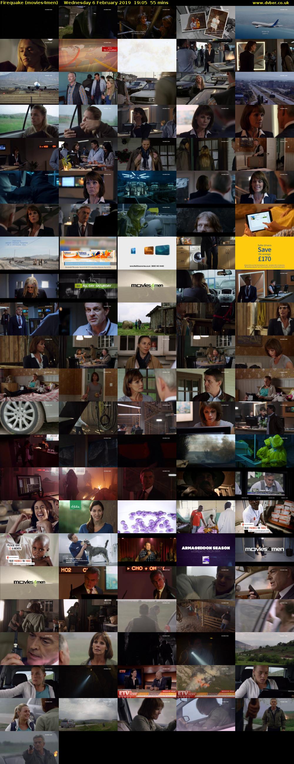 Firequake (movies4men) Wednesday 6 February 2019 19:05 - 20:00