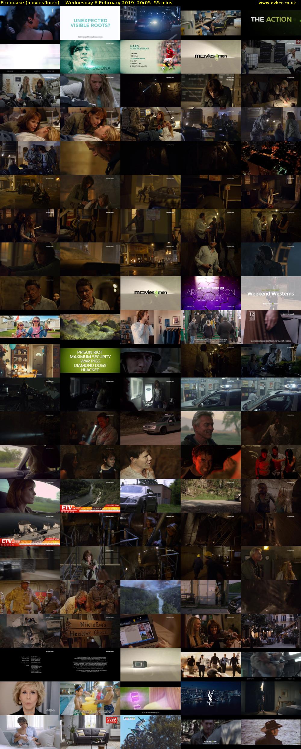 Firequake (movies4men) Wednesday 6 February 2019 20:05 - 21:00