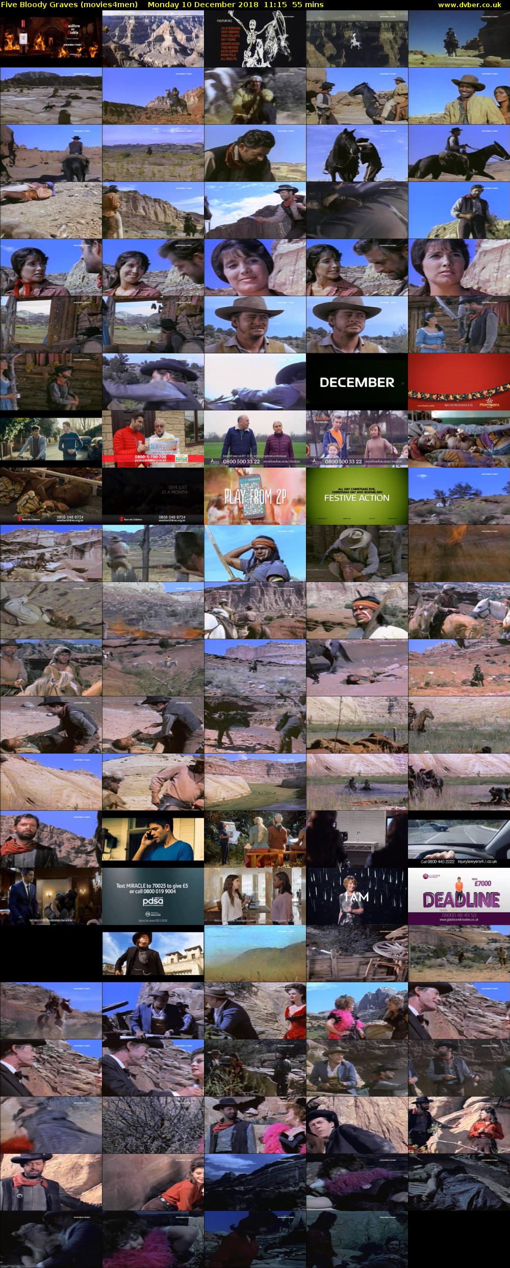 Five Bloody Graves (movies4men) Monday 10 December 2018 11:15 - 12:10