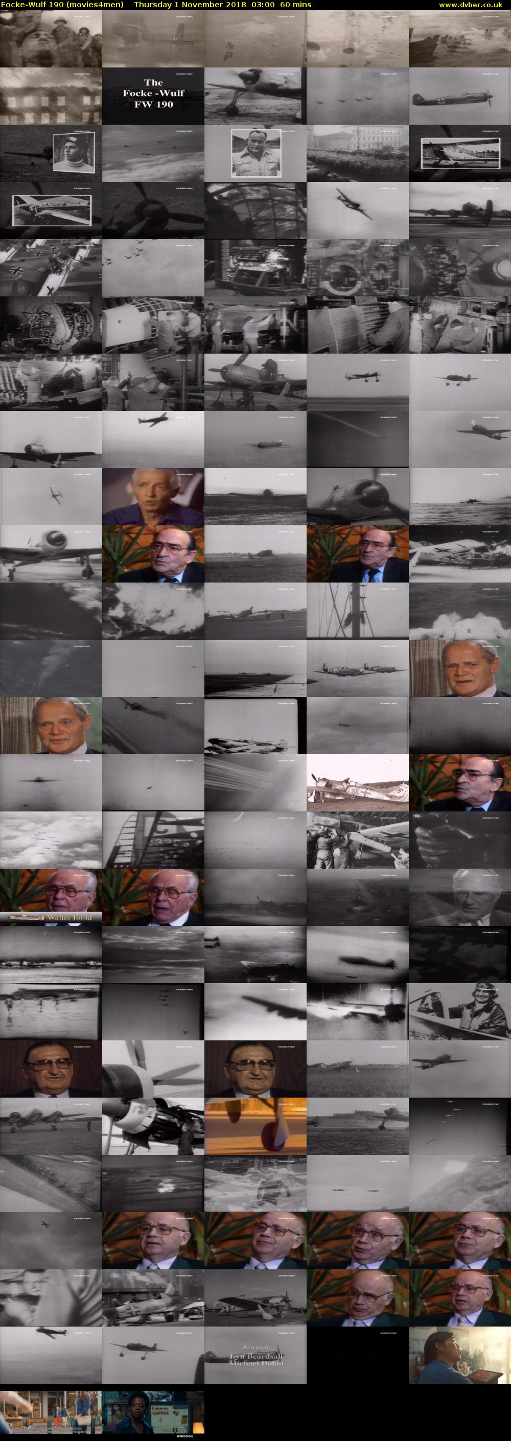 Focke-Wulf 190 (movies4men) Thursday 1 November 2018 03:00 - 04:00