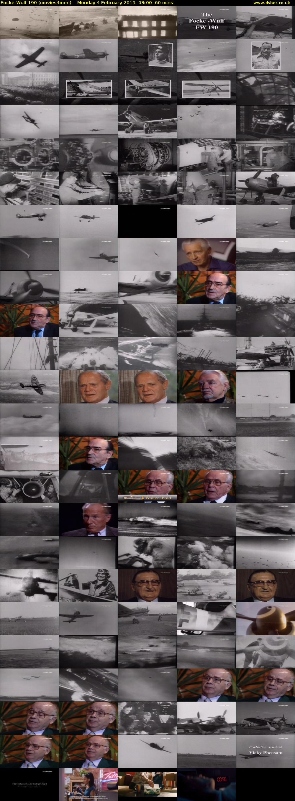 Focke-Wulf 190 (movies4men) Monday 4 February 2019 03:00 - 04:00