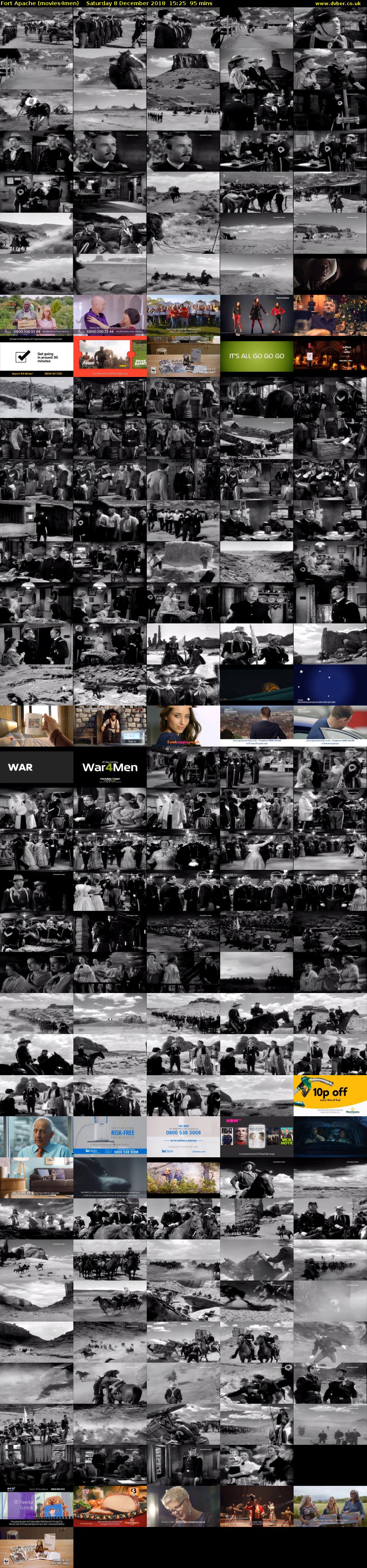 Fort Apache (movies4men) Saturday 8 December 2018 15:25 - 17:00