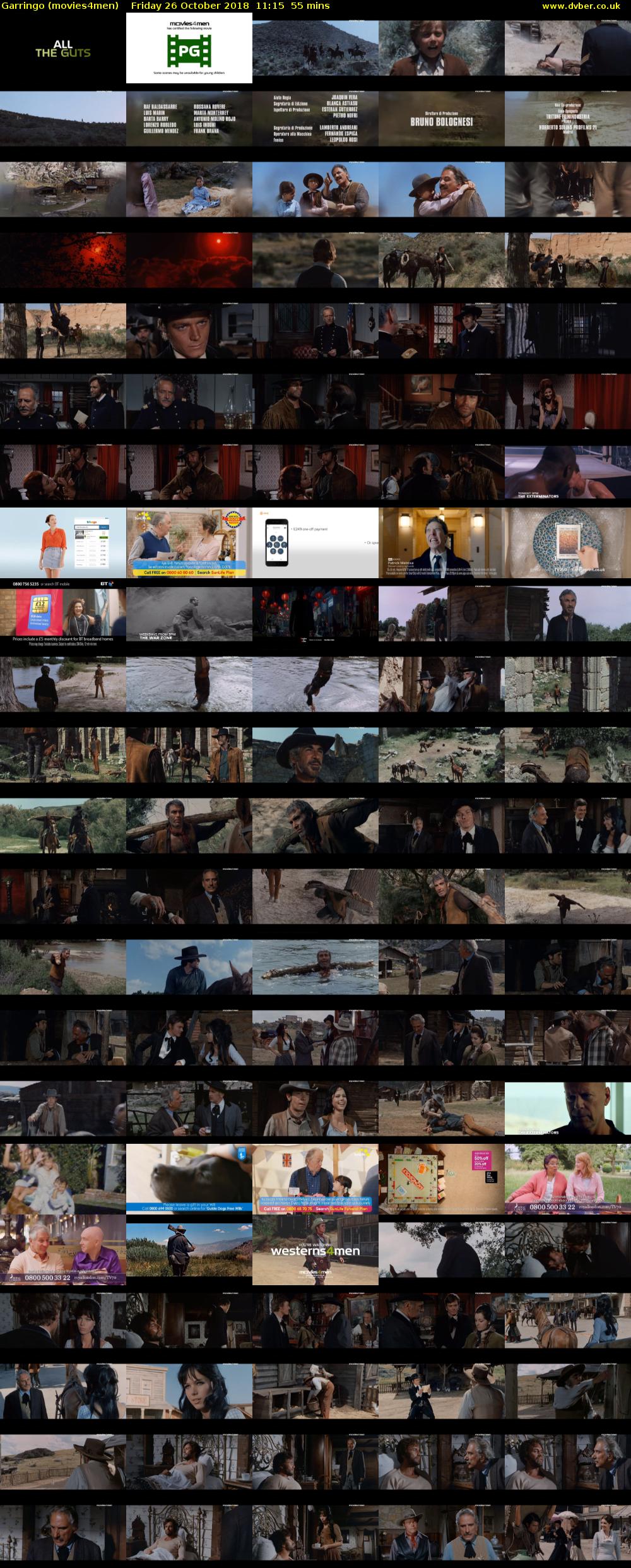 Garringo (movies4men) Friday 26 October 2018 11:15 - 12:10