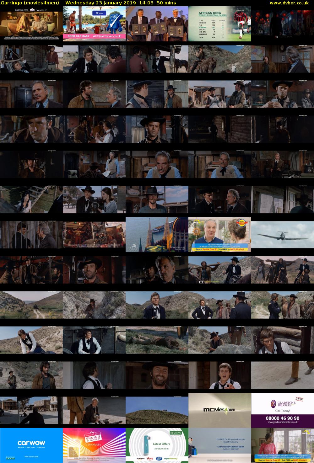 Garringo (movies4men) Wednesday 23 January 2019 14:05 - 14:55