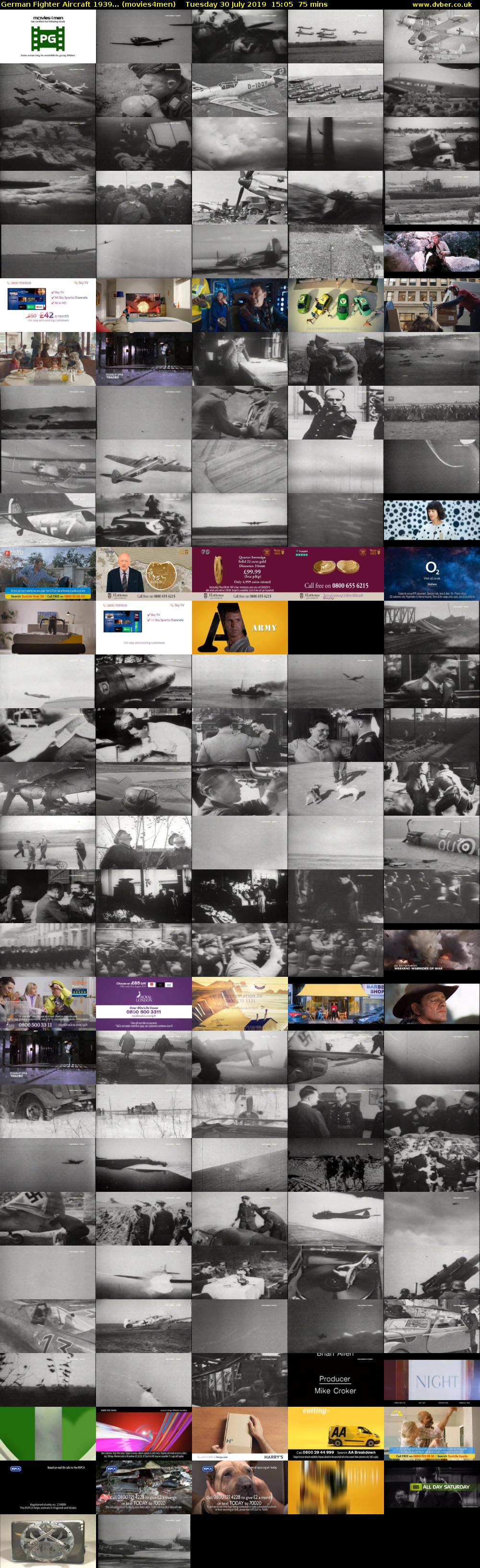 German Fighter Aircraft 1939... (movies4men) Tuesday 30 July 2019 15:05 - 16:20