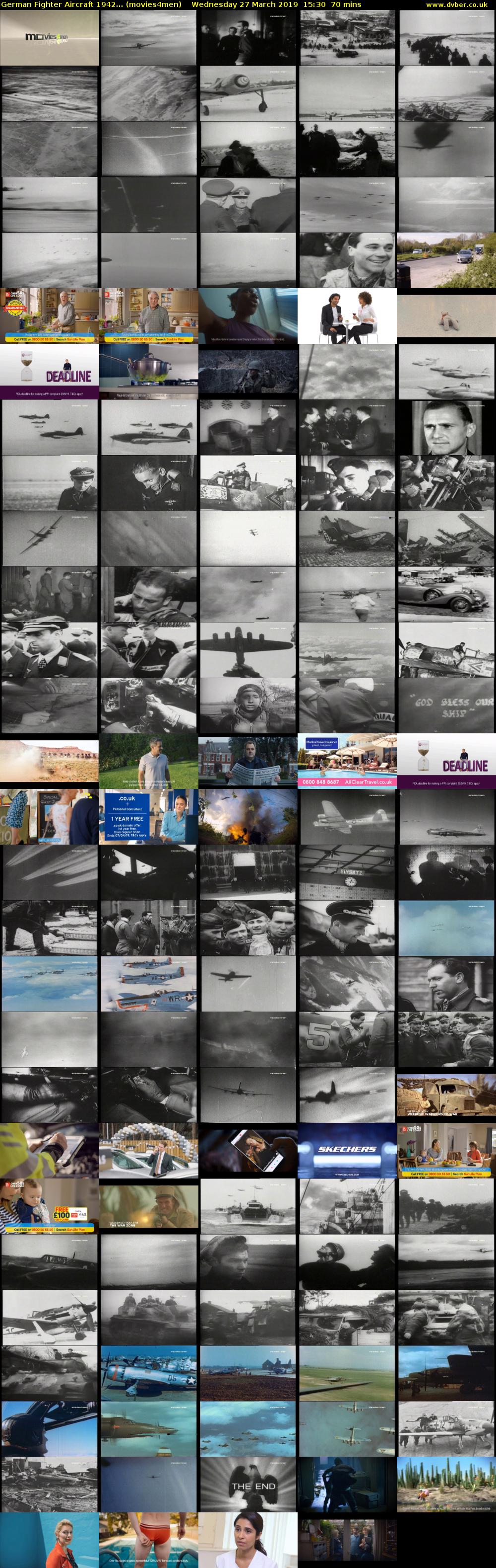 German Fighter Aircraft 1942... (movies4men) Wednesday 27 March 2019 15:30 - 16:40