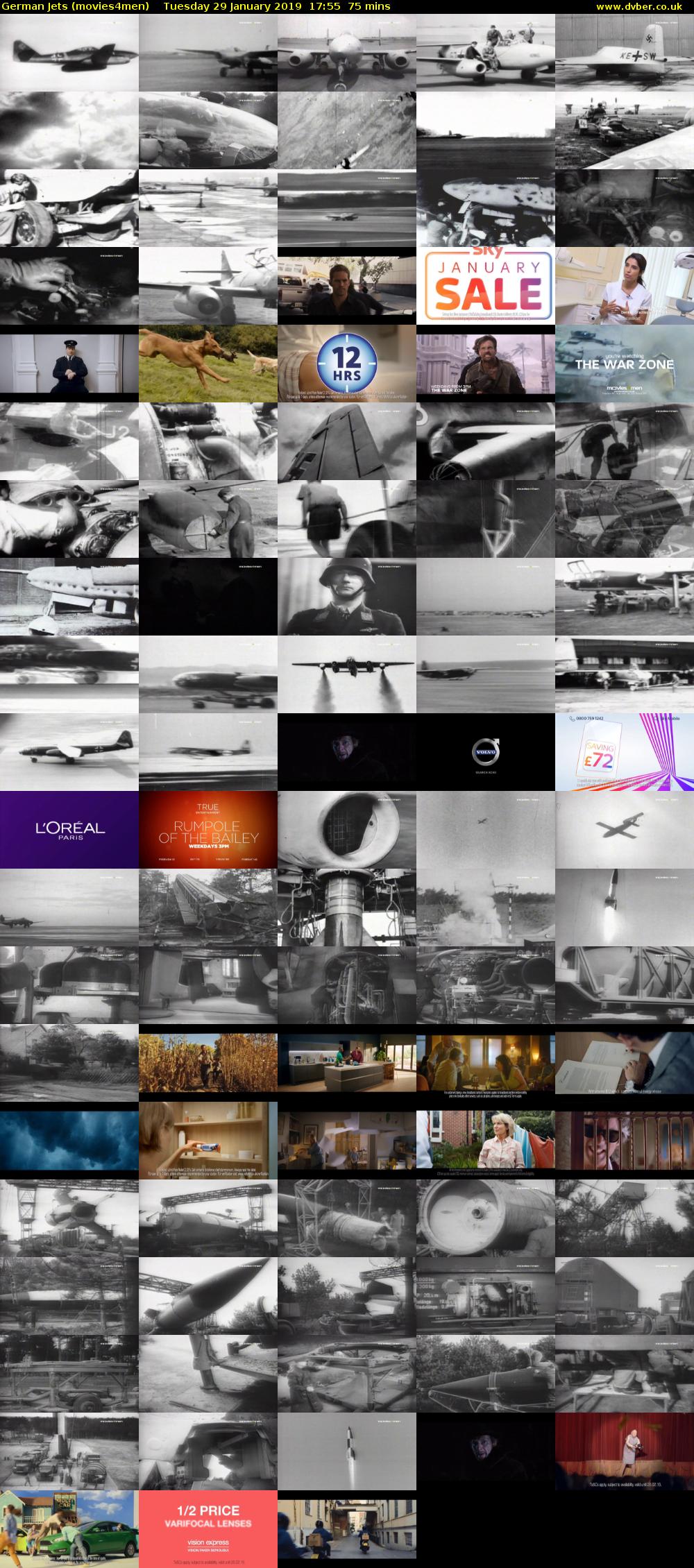 German Jets (movies4men) Tuesday 29 January 2019 17:55 - 19:10