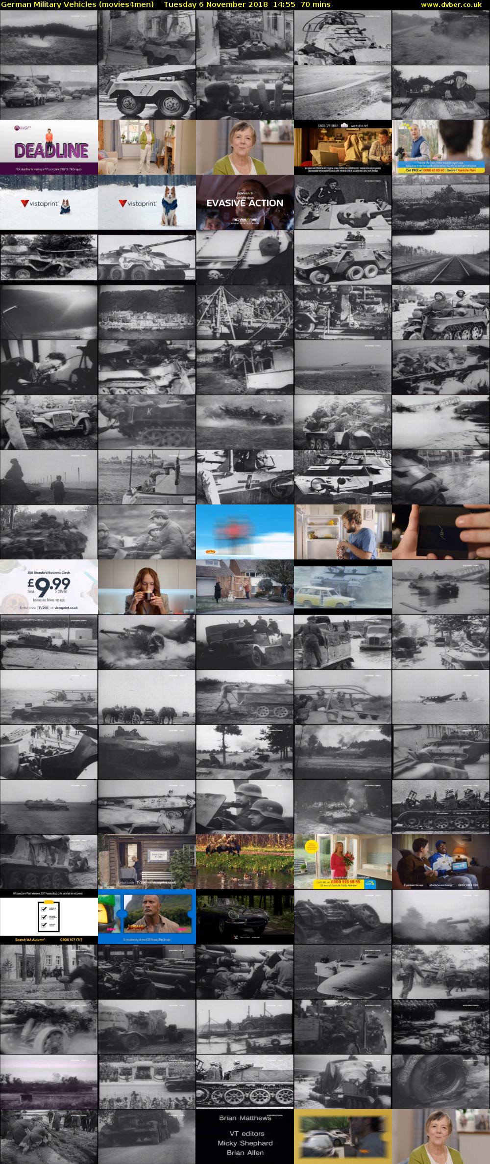 German Military Vehicles (movies4men) Tuesday 6 November 2018 14:55 - 16:05