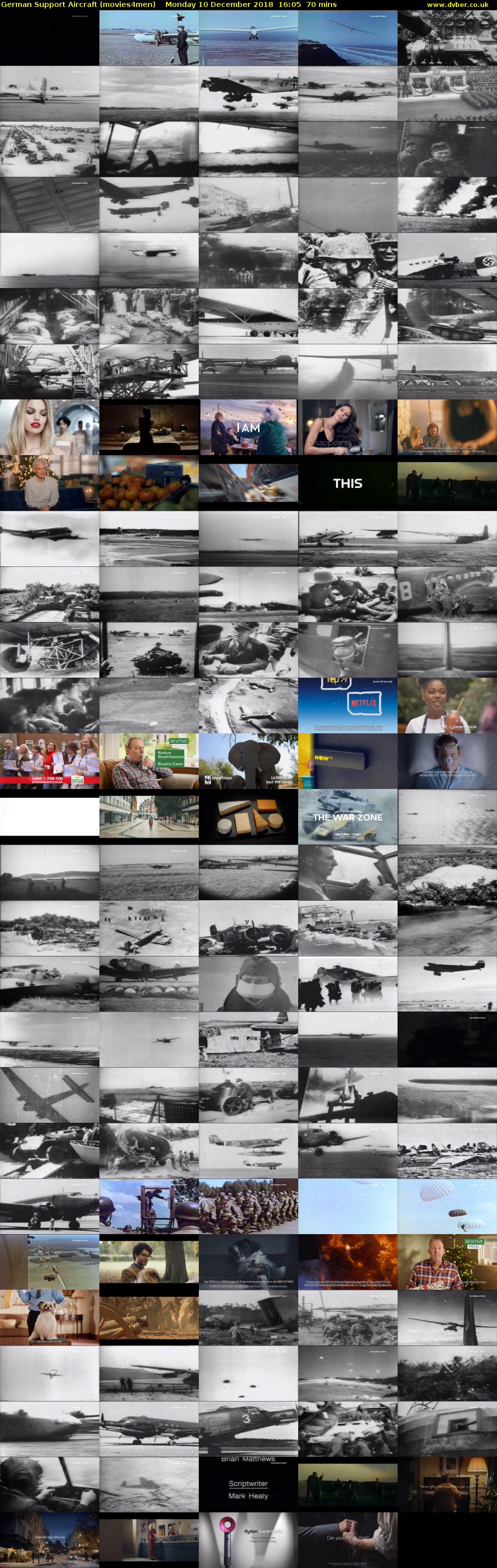 German Support Aircraft (movies4men) Monday 10 December 2018 16:05 - 17:15