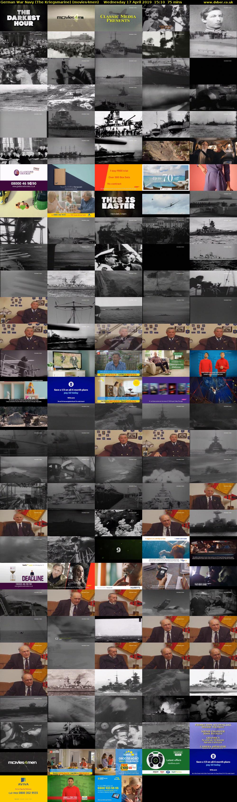 German War Navy (The Kriegsmarine) (movies4men) Wednesday 17 April 2019 15:10 - 16:25