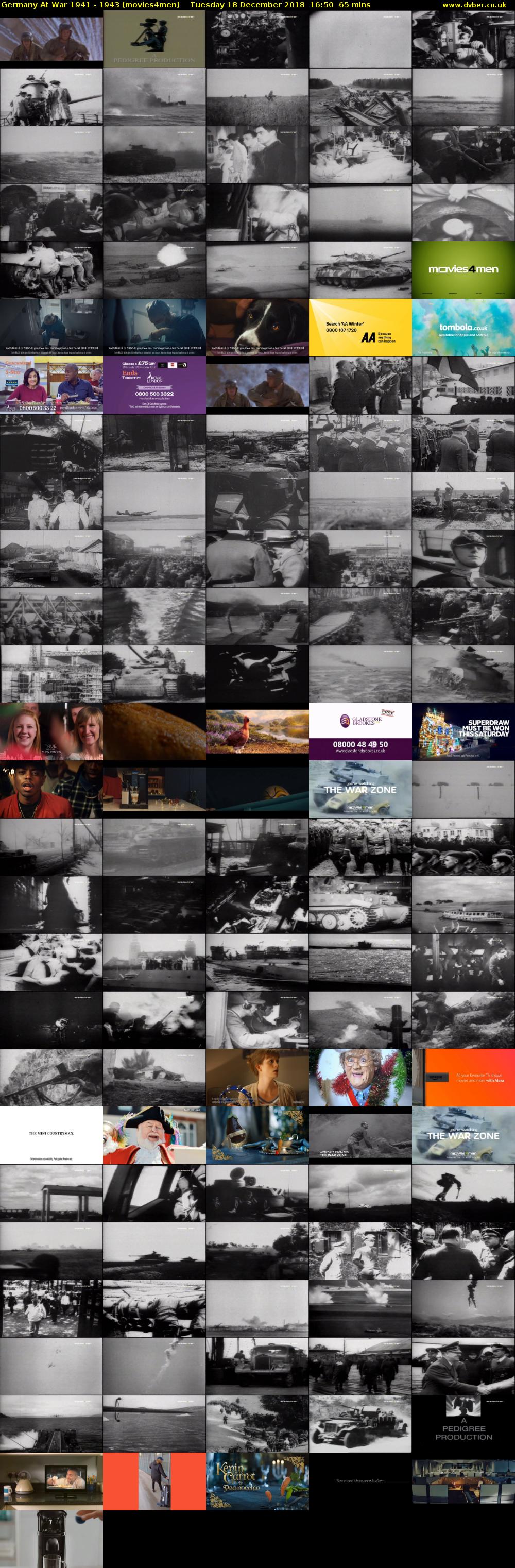 Germany At War 1941 - 1943 (movies4men) Tuesday 18 December 2018 16:50 - 17:55