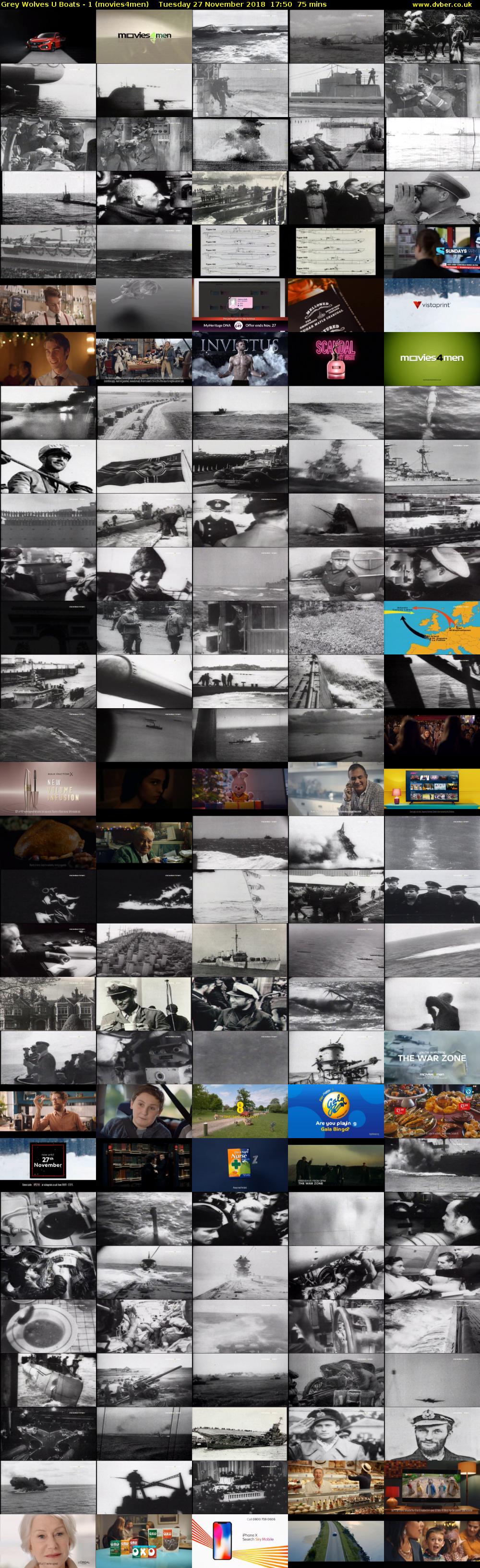 Grey Wolves U Boats - 1 (movies4men) Tuesday 27 November 2018 17:50 - 19:05