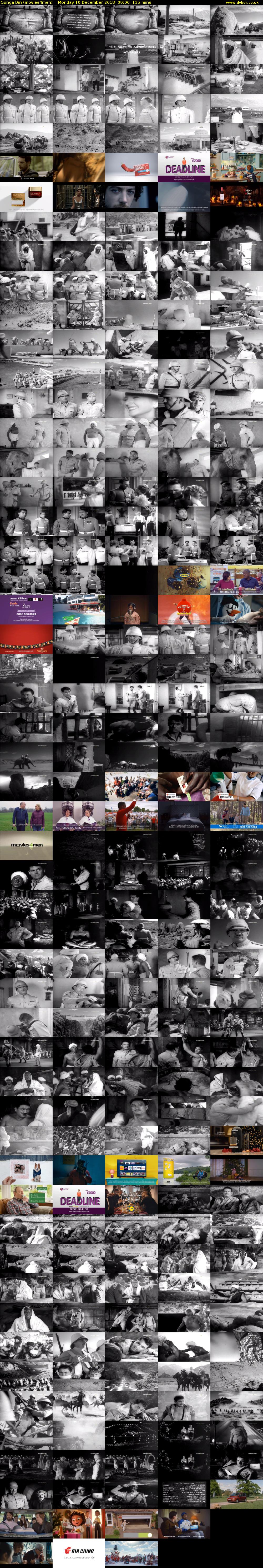 Gunga Din (movies4men) Monday 10 December 2018 09:00 - 11:15