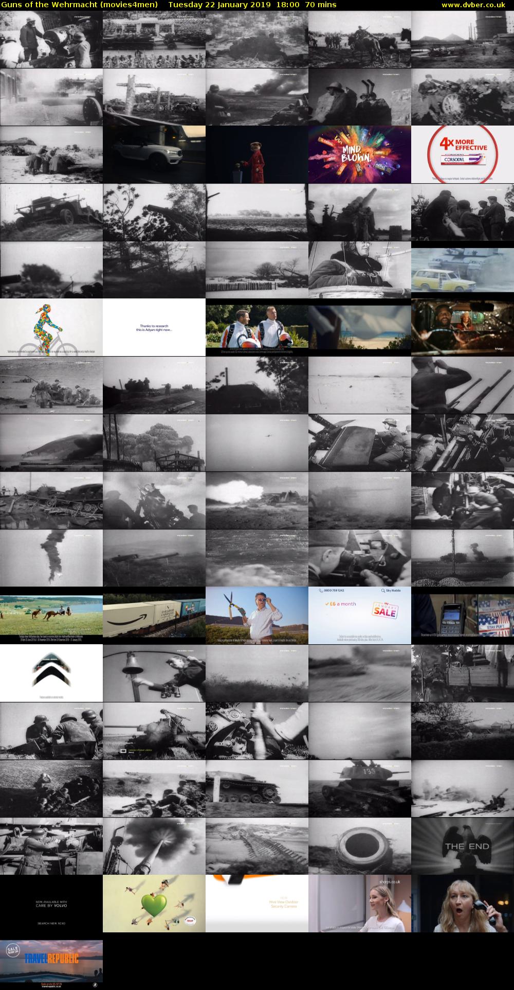 Guns of the Wehrmacht (movies4men) Tuesday 22 January 2019 18:00 - 19:10