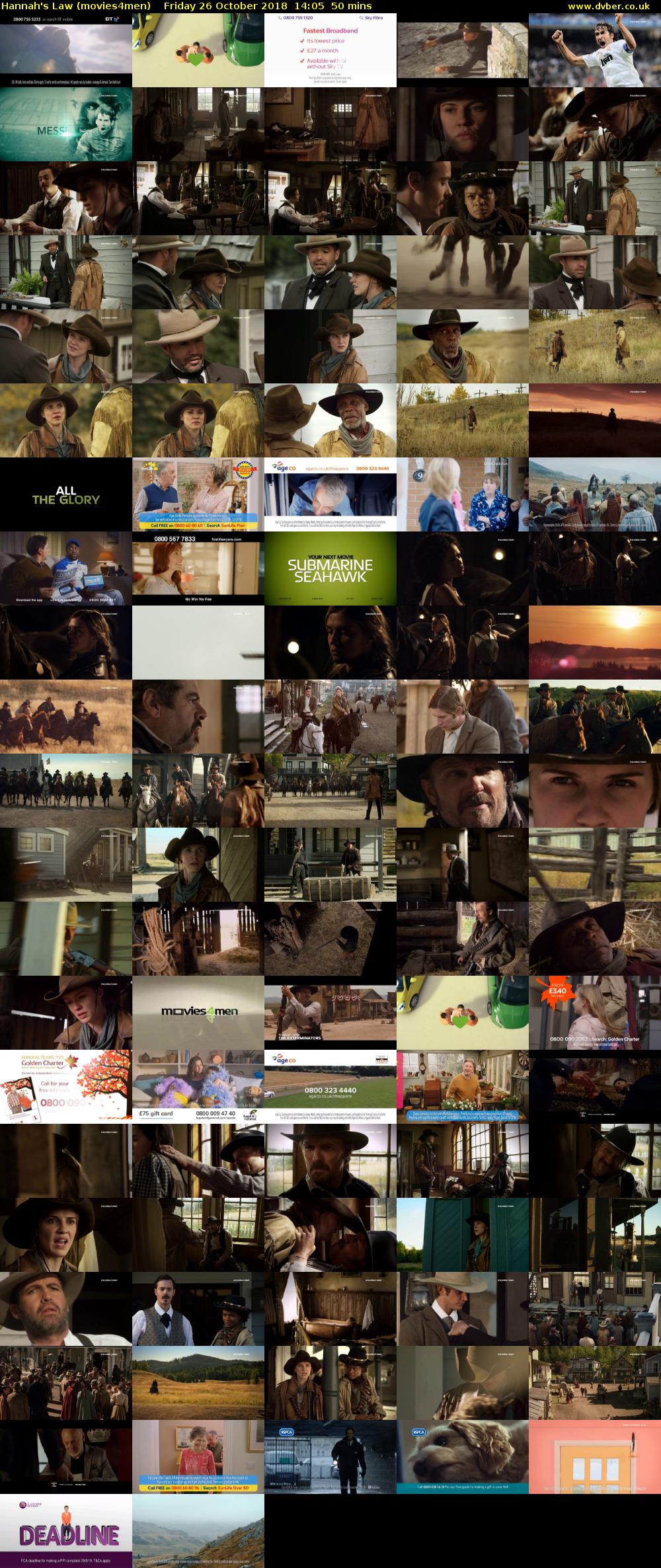 Hannah's Law (movies4men) Friday 26 October 2018 14:05 - 14:55