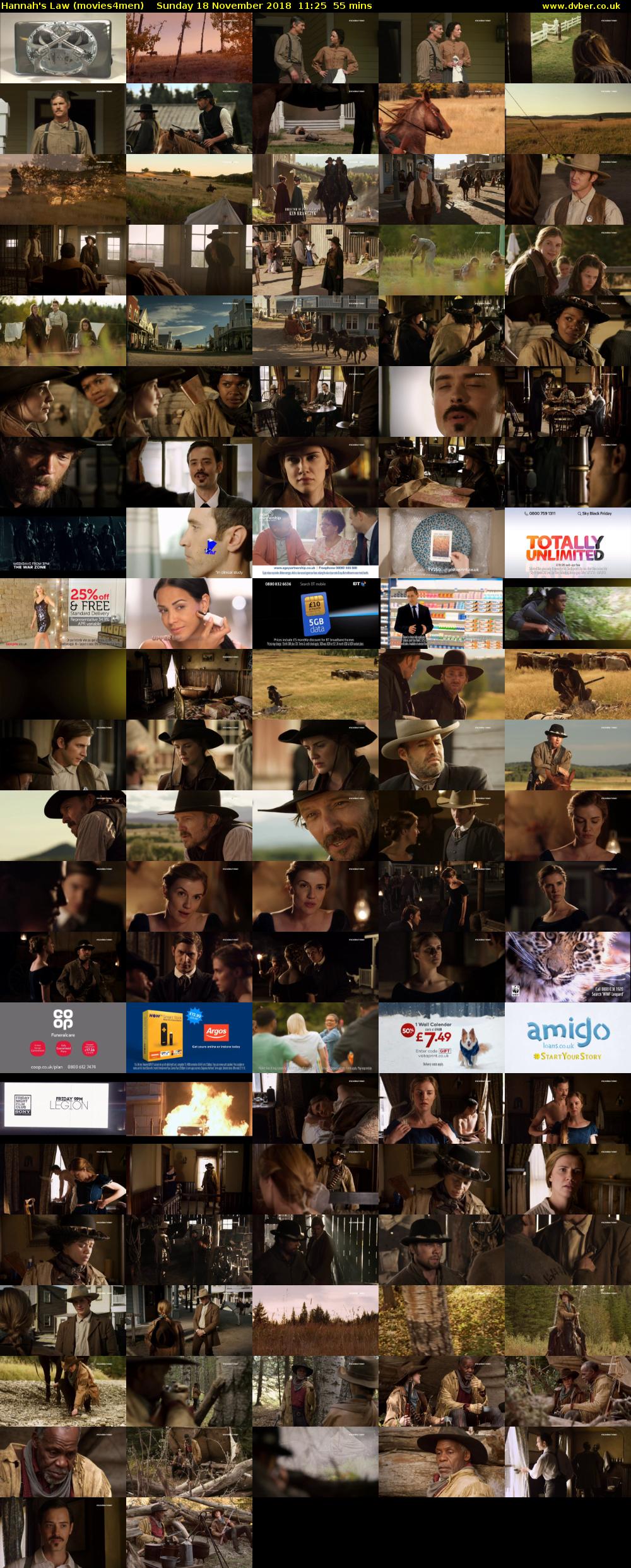 Hannah's Law (movies4men) Sunday 18 November 2018 11:25 - 12:20