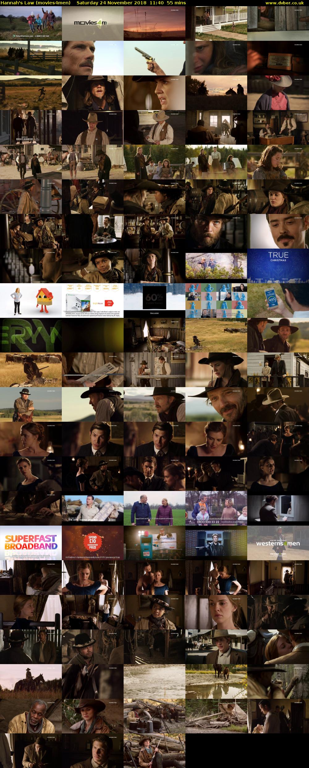 Hannah's Law (movies4men) Saturday 24 November 2018 11:40 - 12:35