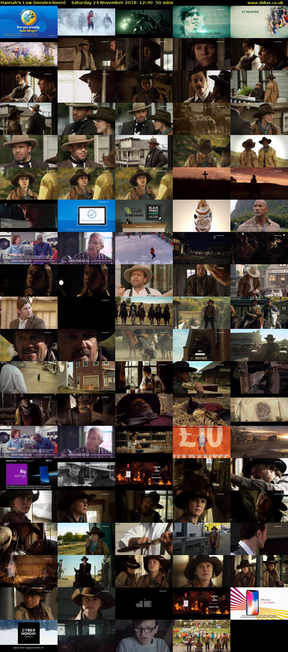 Hannah's Law (movies4men) Saturday 24 November 2018 12:40 - 13:30