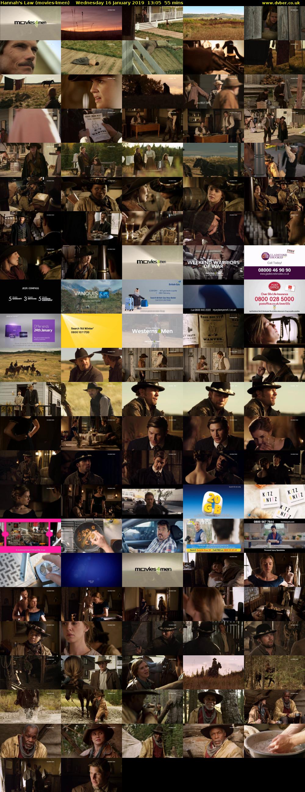 Hannah's Law (movies4men) Wednesday 16 January 2019 13:05 - 14:00