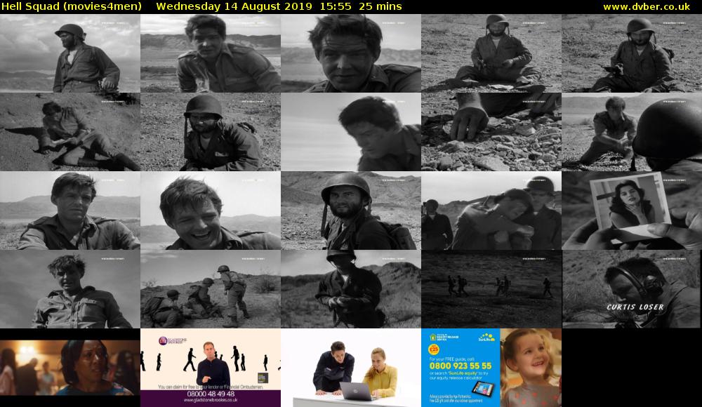 Hell Squad (movies4men) Wednesday 14 August 2019 15:55 - 16:20