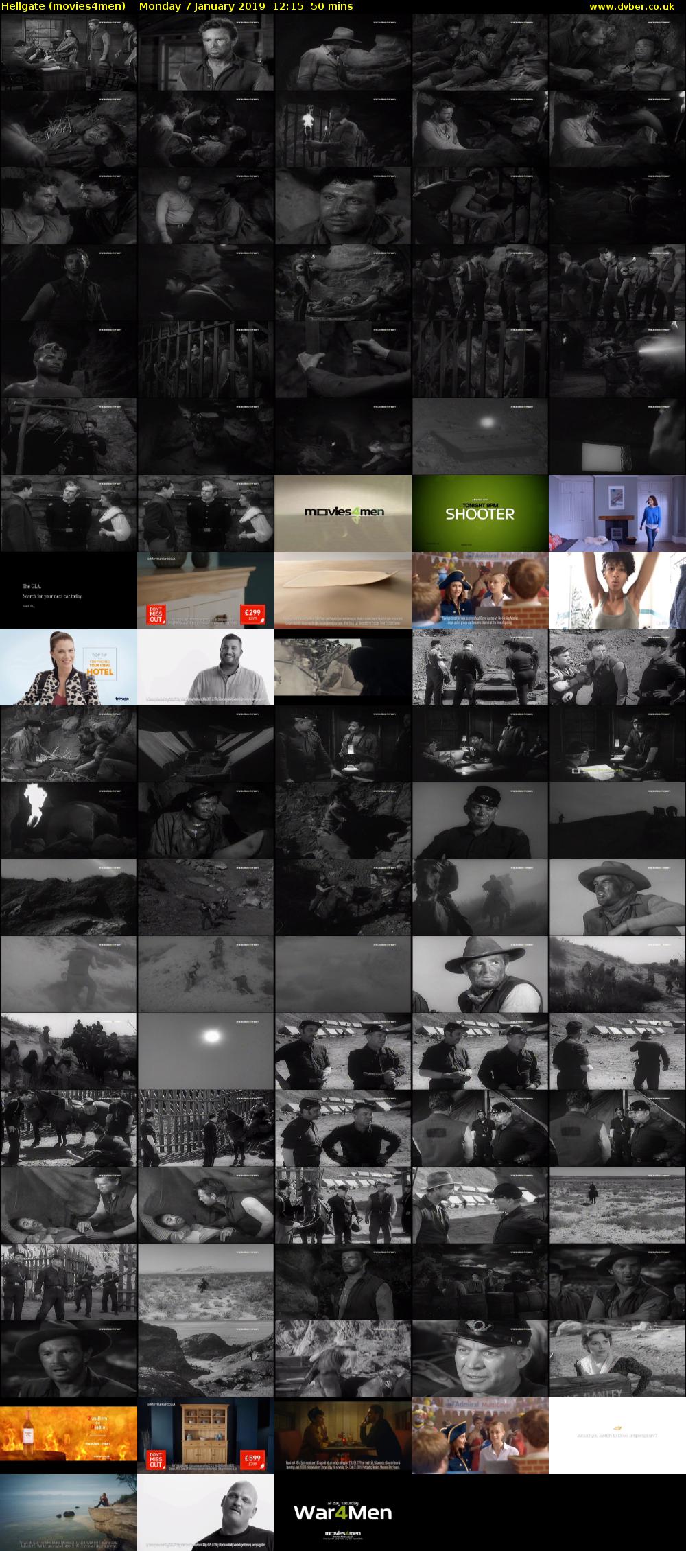 Hellgate (movies4men) Monday 7 January 2019 12:15 - 13:05