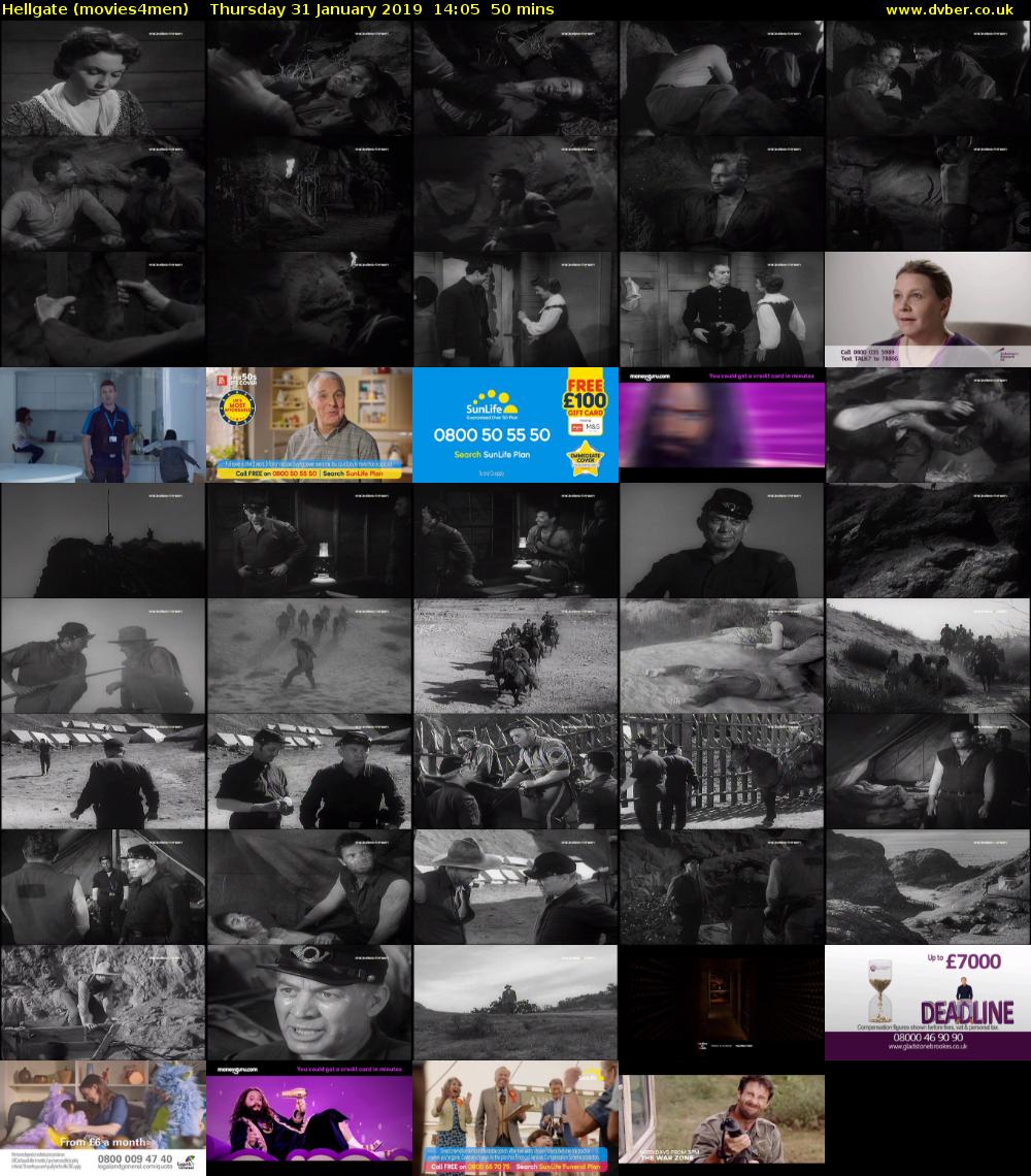 Hellgate (movies4men) Thursday 31 January 2019 14:05 - 14:55