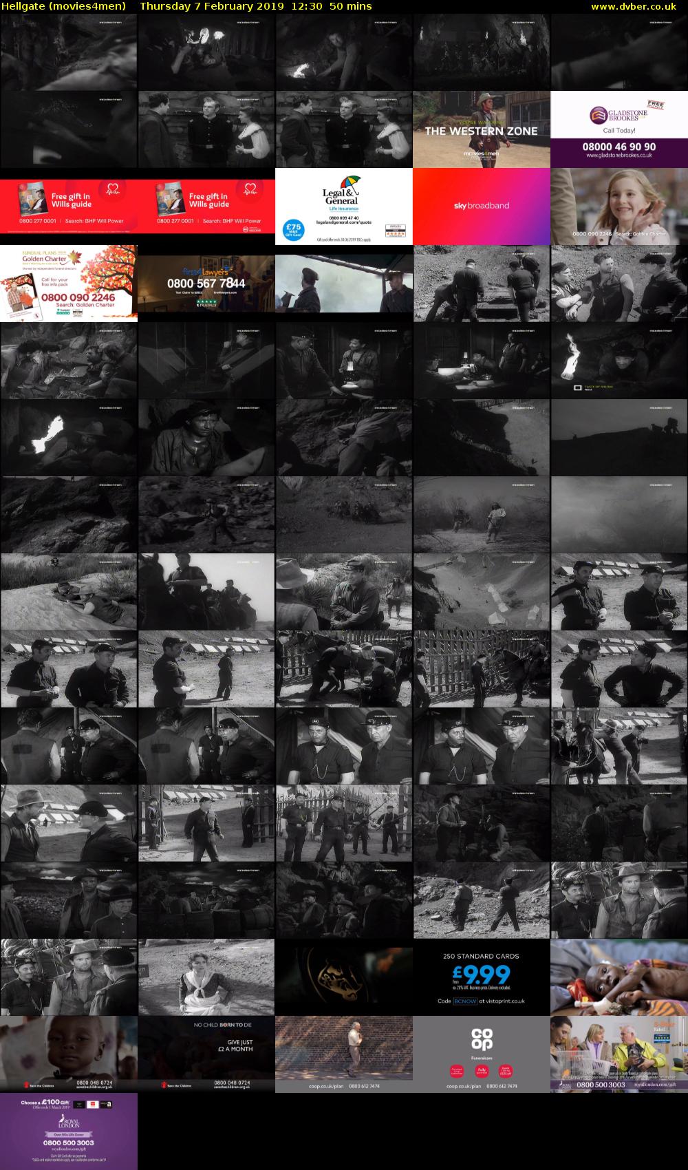 Hellgate (movies4men) Thursday 7 February 2019 12:30 - 13:20