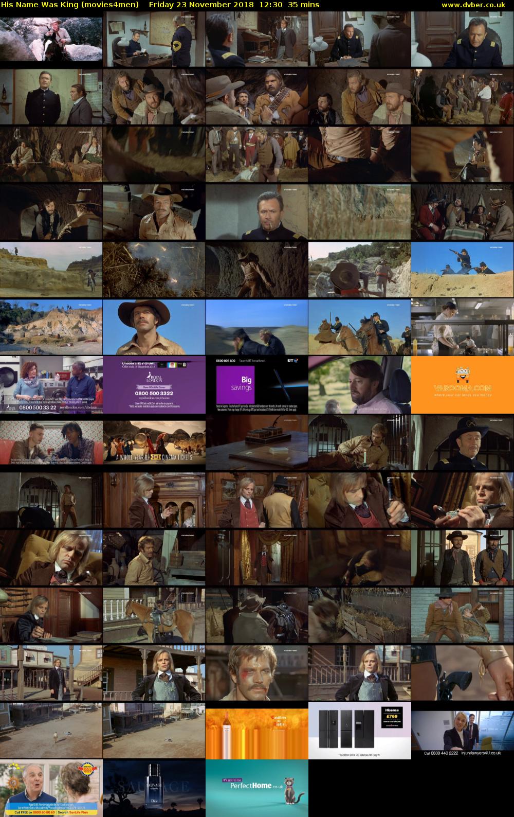 His Name Was King (movies4men) Friday 23 November 2018 12:30 - 13:05