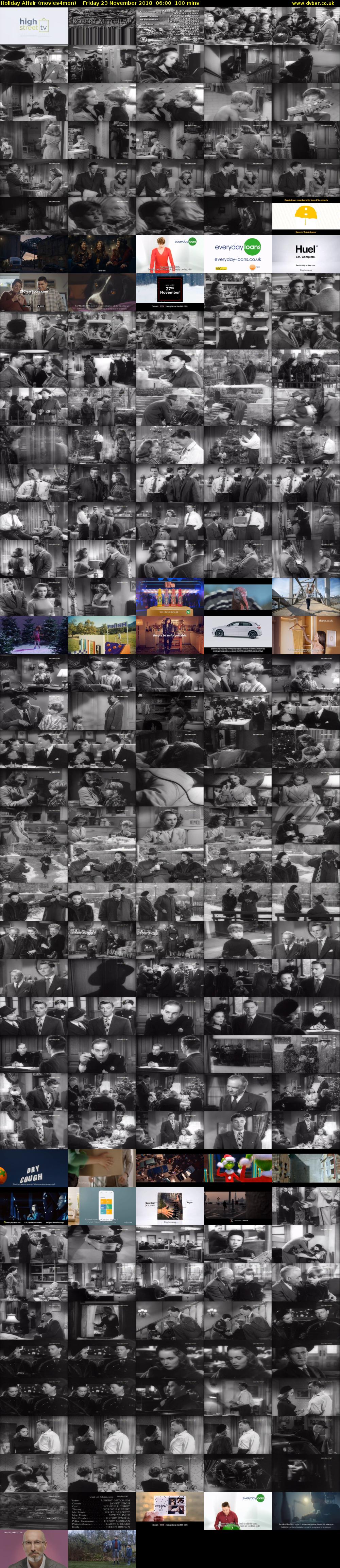 Holiday Affair (movies4men) Friday 23 November 2018 06:00 - 07:40