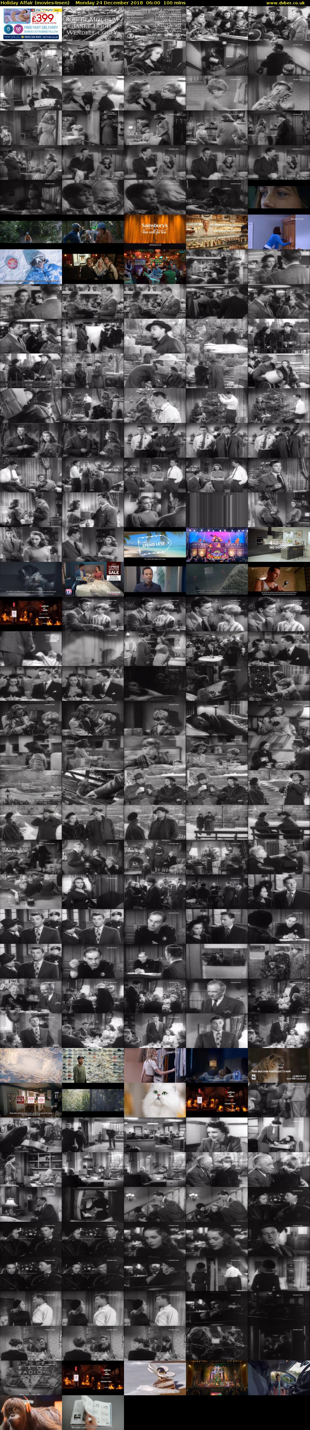 Holiday Affair (movies4men) Monday 24 December 2018 06:00 - 07:40