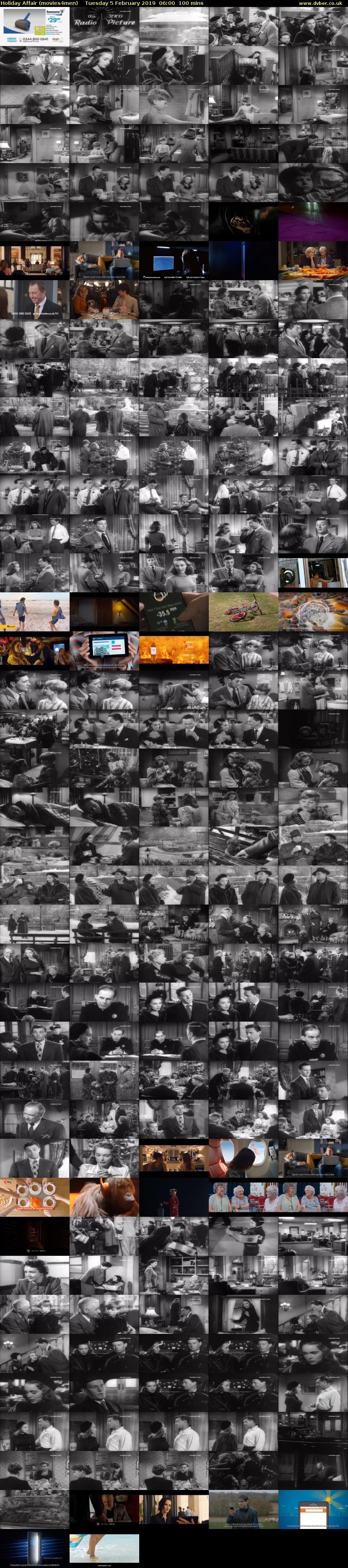 Holiday Affair (movies4men) Tuesday 5 February 2019 06:00 - 07:40