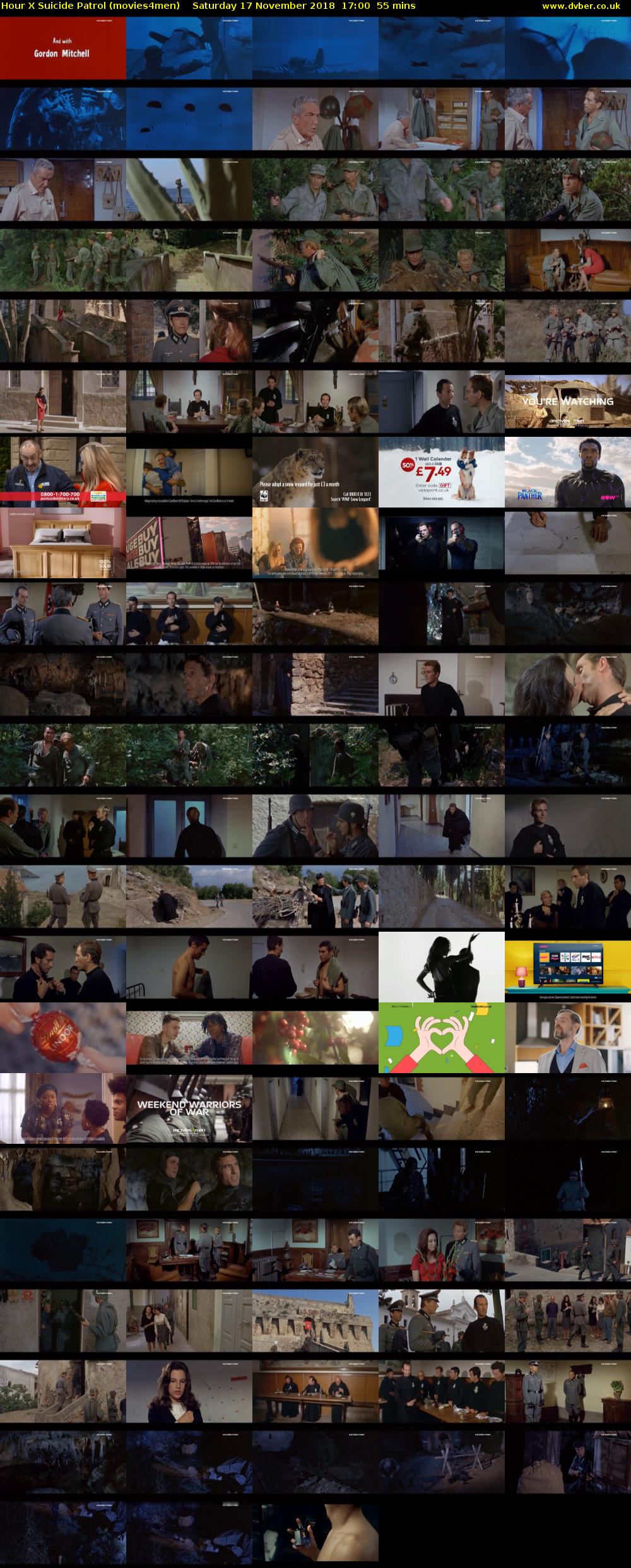 Hour X Suicide Patrol (movies4men) Saturday 17 November 2018 17:00 - 17:55