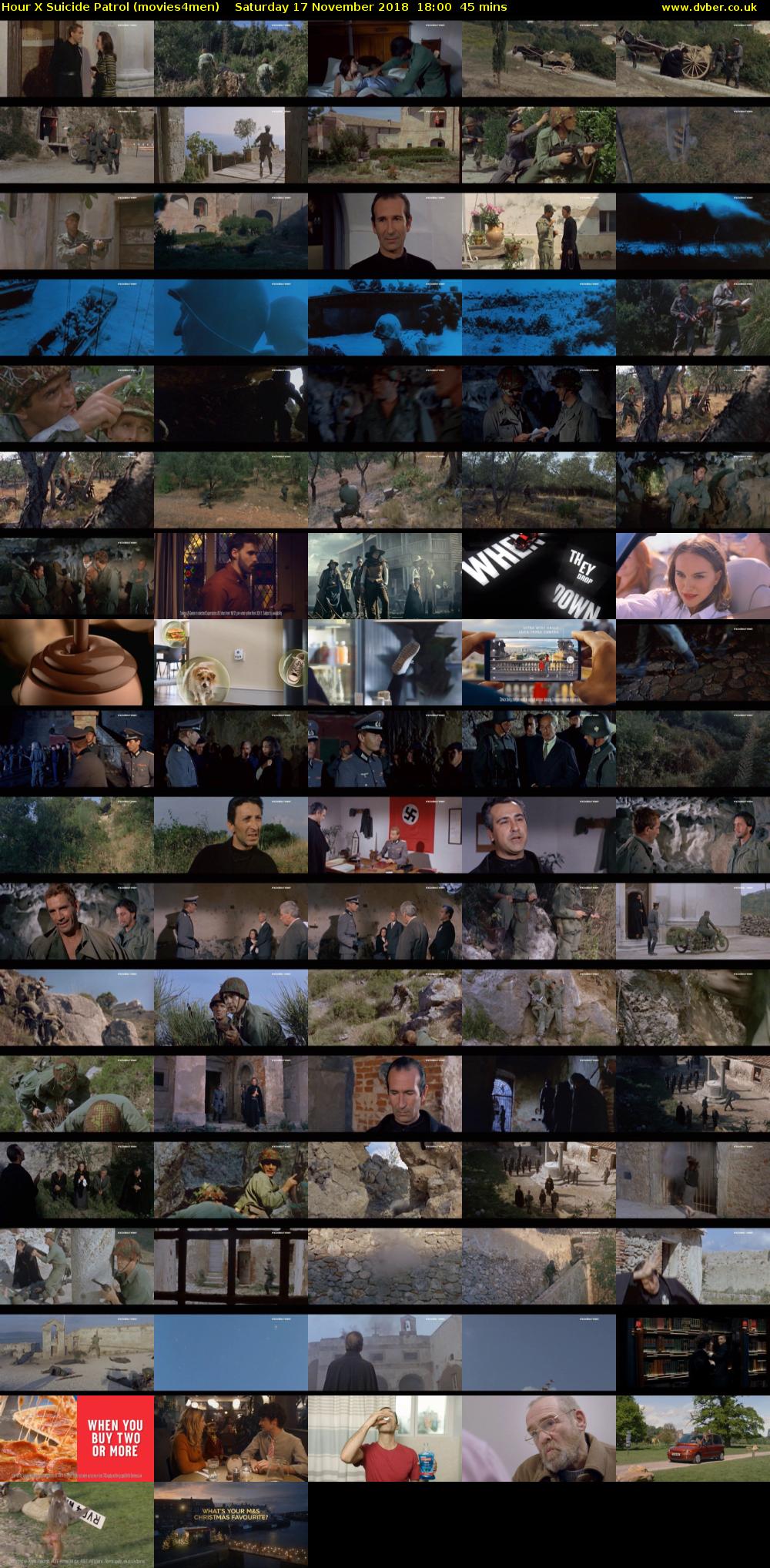 Hour X Suicide Patrol (movies4men) Saturday 17 November 2018 18:00 - 18:45